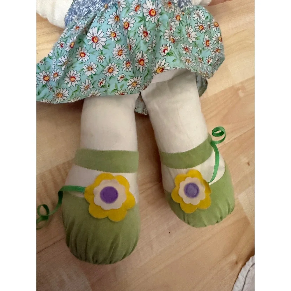 Vintage 1997 talking cloth doll plastic‎ head I love you mommy my first doll